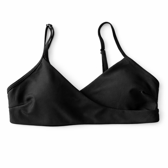 SHEIN Other - Black Minimalist Triangle Bikini Top | Size M | Classic Swim